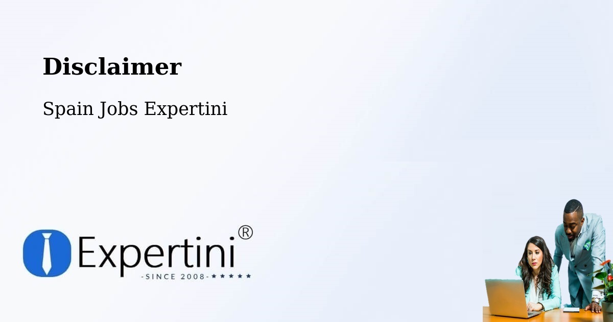 Disclaimer – Camargo - Spain Jobs Expertini
