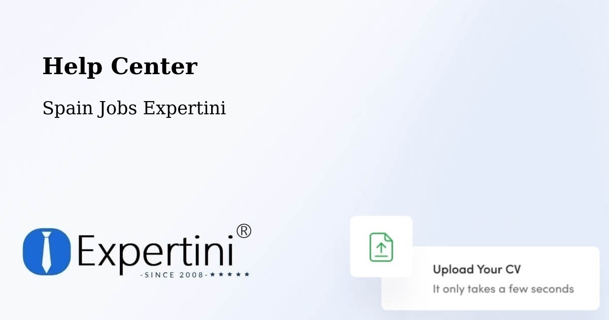 Help Center – Camargo - Spain Jobs Expertini