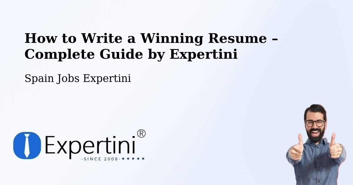 Resume Writing Guide for Job Seekers – Camargo - Camargo, Spain Jobs Expertini